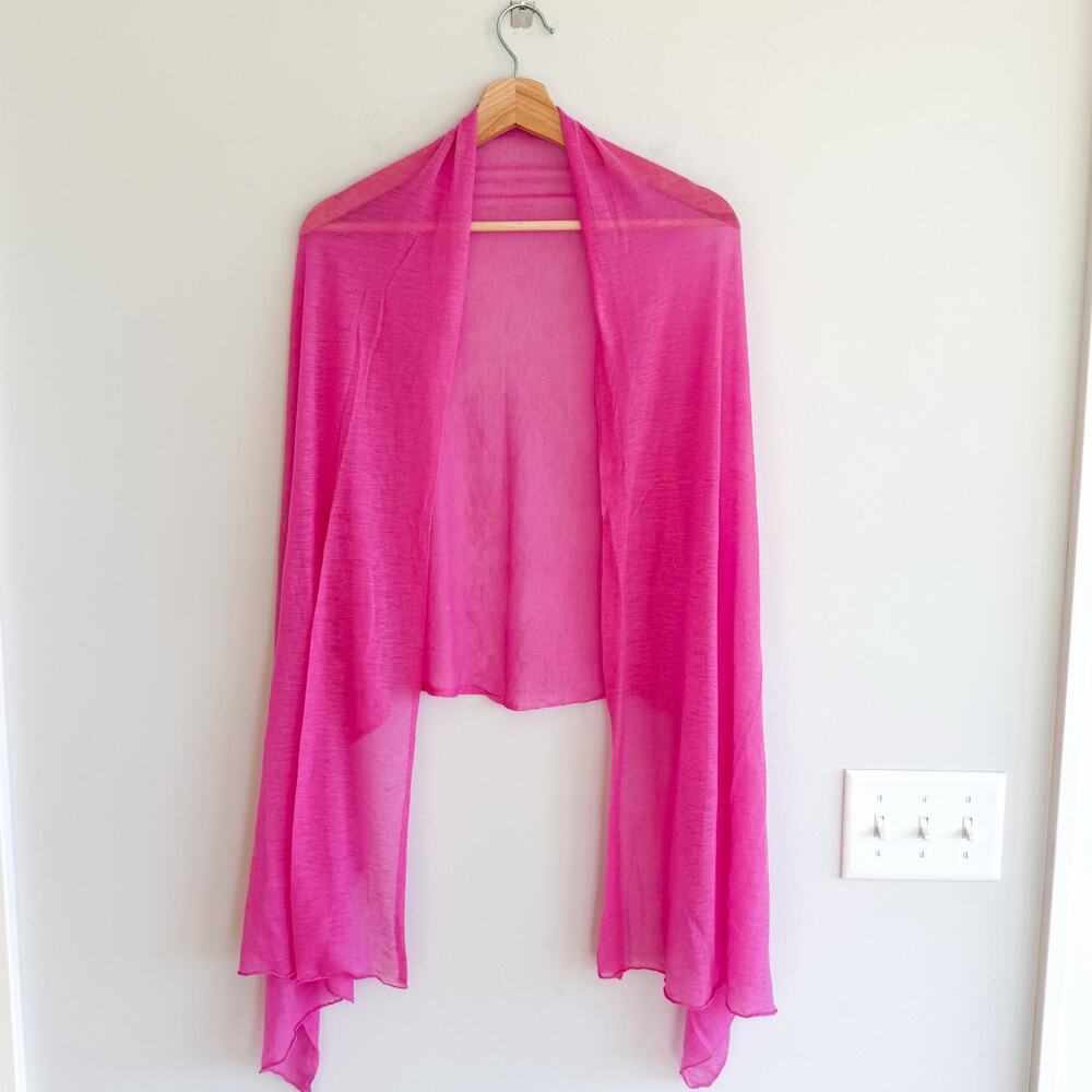 Cashmere Lightweight Sheer Rectangular Multifunct… - image 2